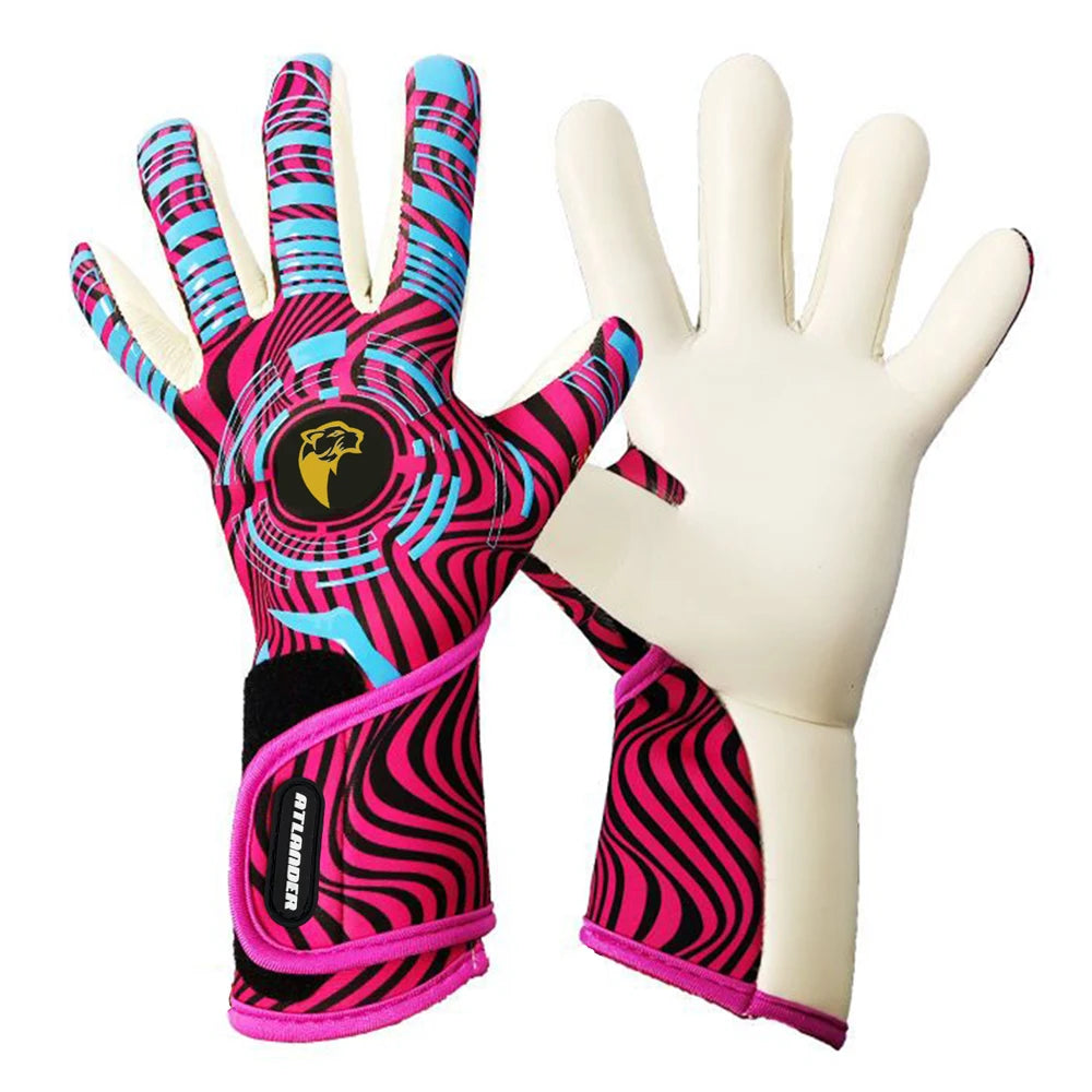 Adults Children Football Goalkeeper Gloves Latex Wear-resistant Sports Gloves Professional Match Anti-slip Soccer Goalie Gloves