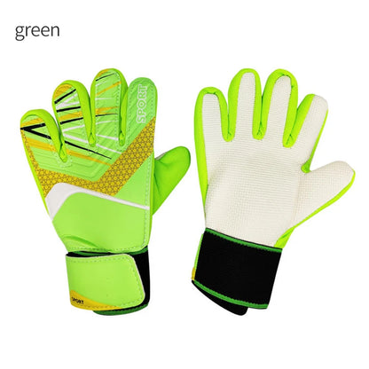 2025 New Football Goalkeeper Gloves Wrist Strap Latex Finger Guard Protection Kids Adult Soccer  Gloves