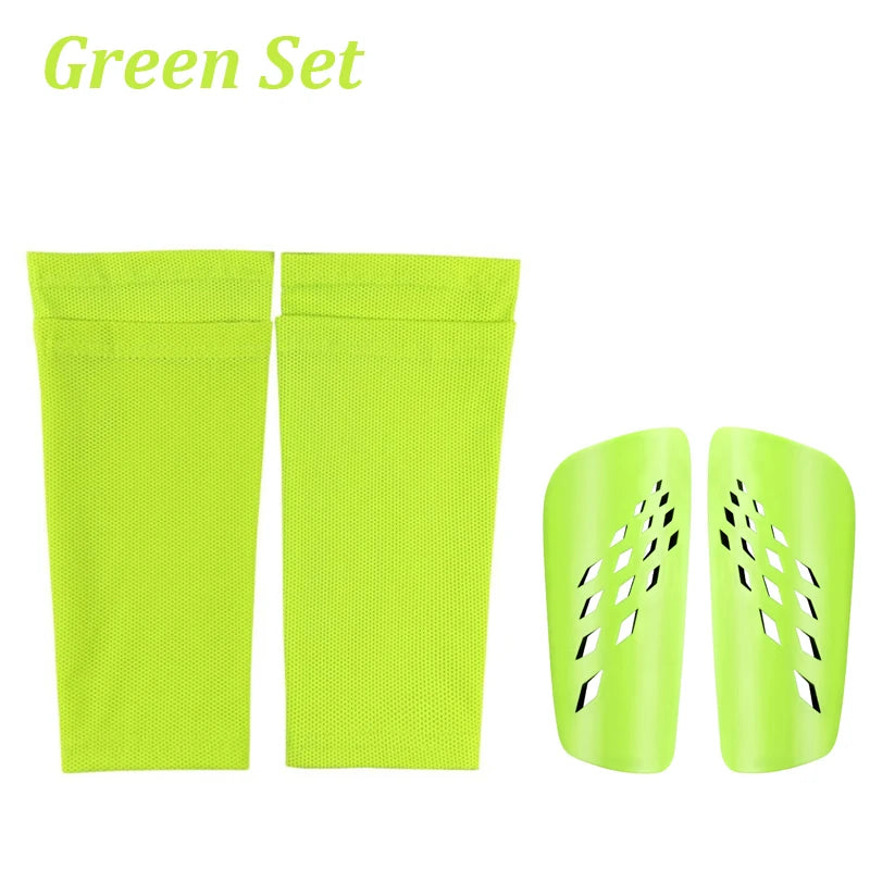 1 Set Soccer Shin Guards and Sock Sleeves For Adults and Kids Football Sports Training Equipment Protective Shin Guards Set