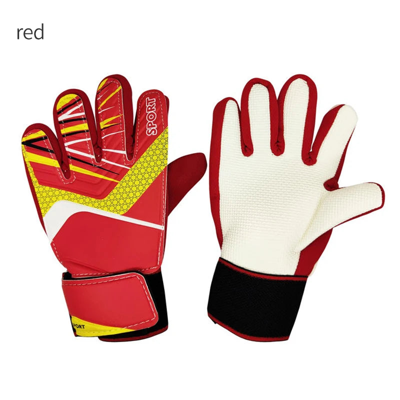 2025 New Football Goalkeeper Gloves Wrist Strap Latex Finger Guard Protection Kids Adult Soccer  Gloves