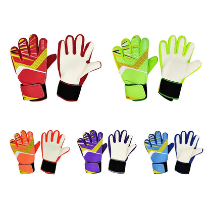 2025 New Football Goalkeeper Gloves Wrist Strap Latex Finger Guard Protection Kids Adult Soccer  Gloves