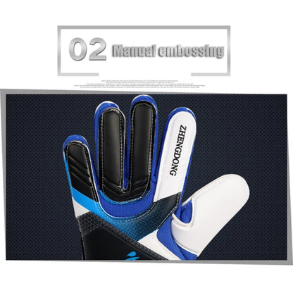 Adults Kids Professional Soccer Goalkeeper Gloves Finger Protection Goal Thickened Latex Football Gloves for futbol futebol Goal