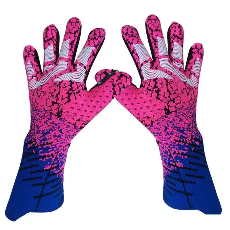 2024 Latex Goalkeeper Gloves Thickened Football Professional Protection Adults Teenager Goalkeeper Soccer Goalie Football Gloves