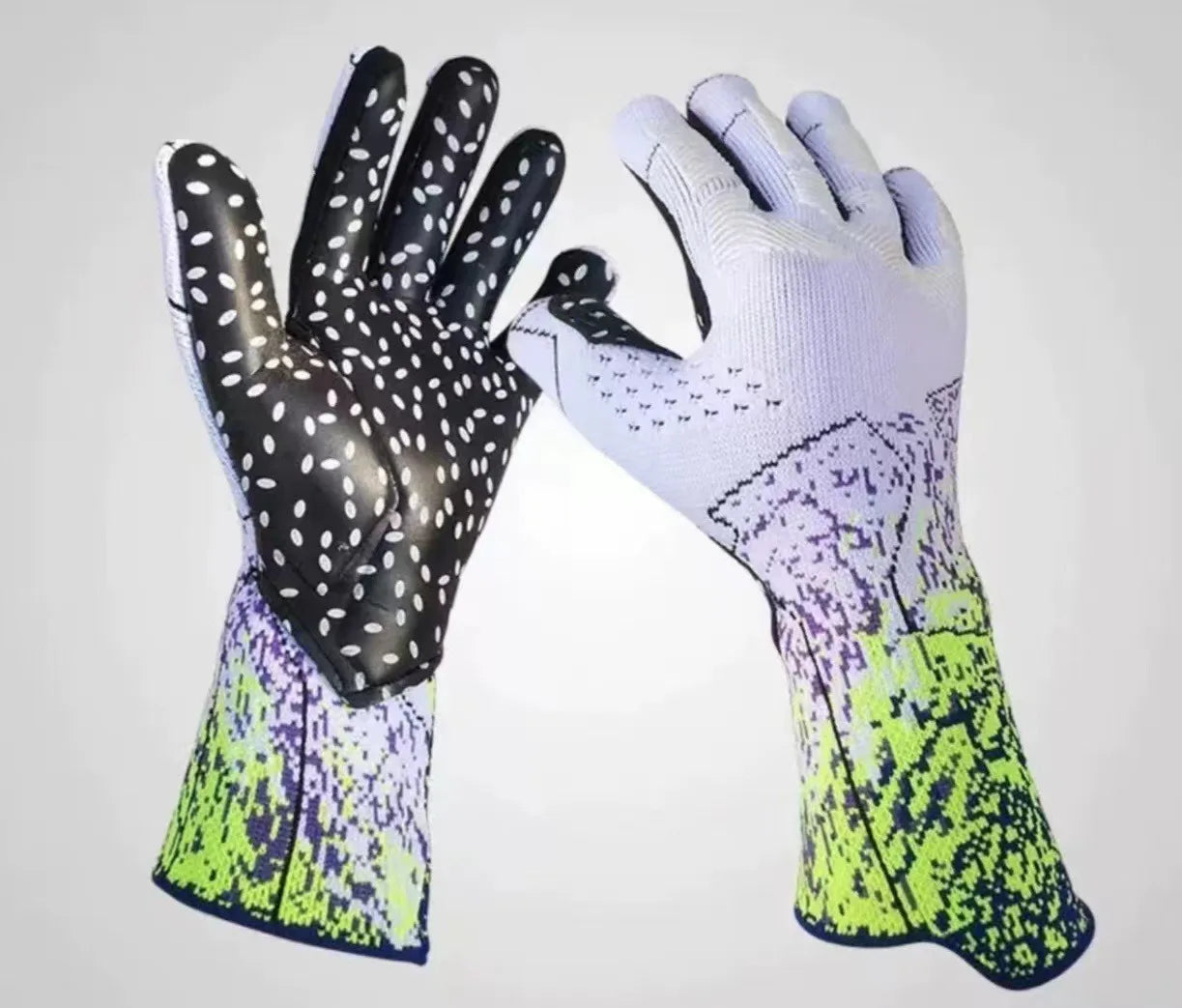 2024 Latex Goalkeeper Gloves Thickened Football Professional Protection Adults Teenager Goalkeeper Soccer Goalie Football Gloves