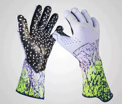 2024 Latex Goalkeeper Gloves Thickened Football Professional Protection Adults Teenager Goalkeeper Soccer Goalie Football Gloves