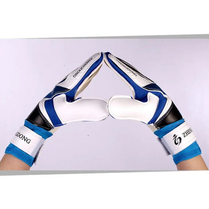 Wear-resistant Football Gloves Anti-slip Thick Latex Goalkeeper Training Gloves Excellent Colorful Goalkeeper Gloves /Adult
