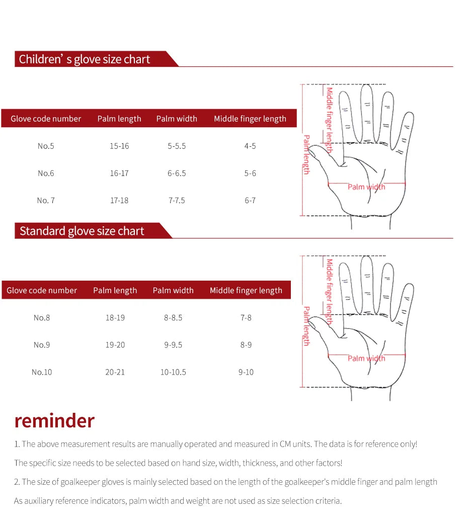 2025 New Football Goalkeeper Gloves Wrist Strap Latex Finger Guard Protection Kids Adult Soccer  Gloves