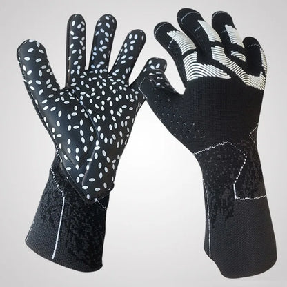 2024 Latex Goalkeeper Gloves Thickened Football Professional Protection Adults Teenager Goalkeeper Soccer Goalie Football Gloves