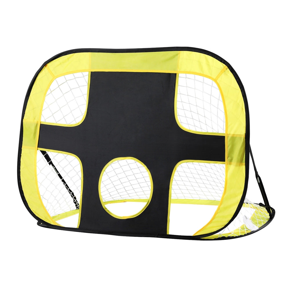NNEDSZ Portable Football Net Soccer Goal Rebound Target Hitter Training-0