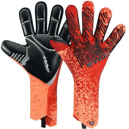 WVVOU Soccer Goalie Gloves Youth Adults, High Performance Goalkeeper Gloves, Breathable Soccer Gloves, 4+3mm Super Grip