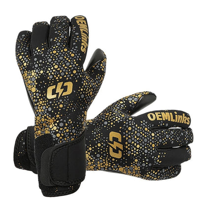 Loogdeel Professional Football Sports Goalkeeper Gloves Adult Children Goalkeeper Gloves Finger Protection Anti-slip Training