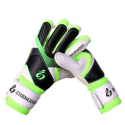 Adults Kids Professional Soccer Goalkeeper Gloves Finger Protection Goal Thickened Latex Football Gloves for futbol futebol Goal