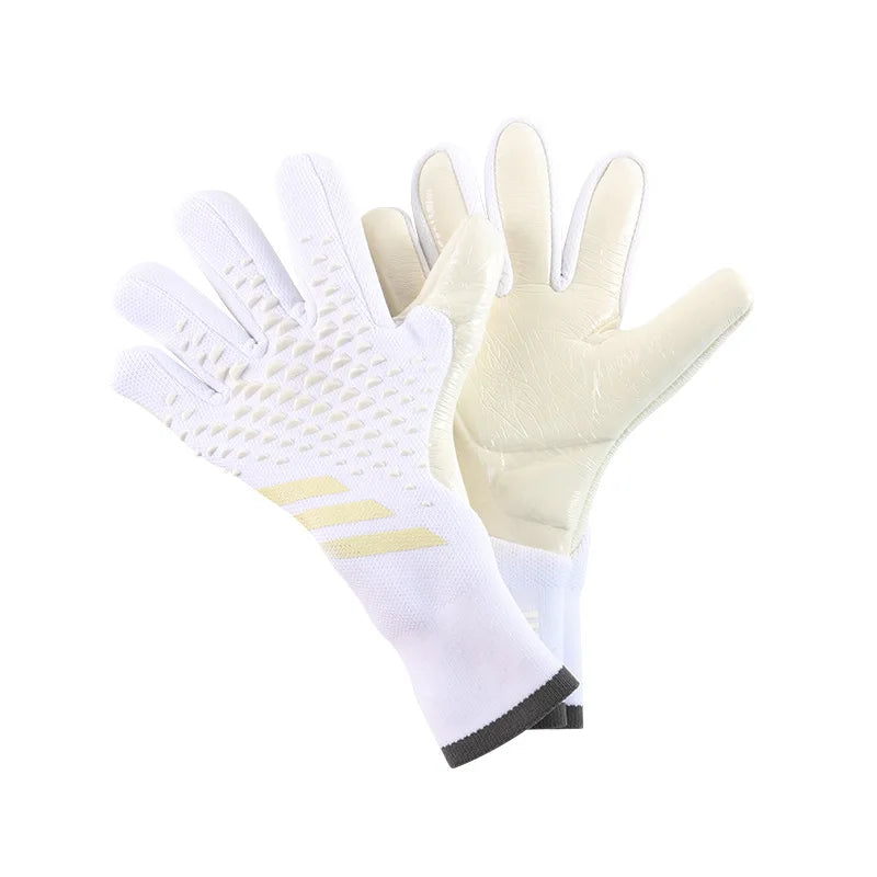 Goalkeeper Gloves Latex Palm Fish Scale Series Breathable Flexible Anti-Slip Abrasion Resistant Finger Protection Adults & Kids