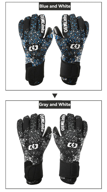 Loogdeel Professional Football Sports Goalkeeper Gloves Adult Children Goalkeeper Gloves Finger Protection Anti-slip Training