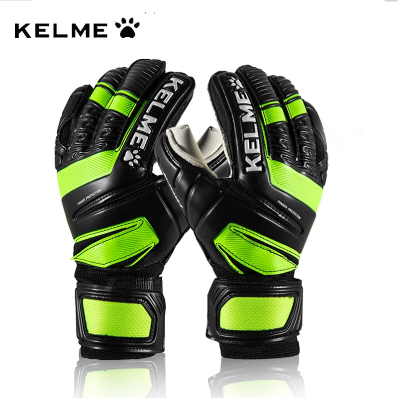 KELME Goalkeeper Gloves Man non-slip Removable fingers Futsal Football Training Gloves Professional Competition Soccer Equipment
