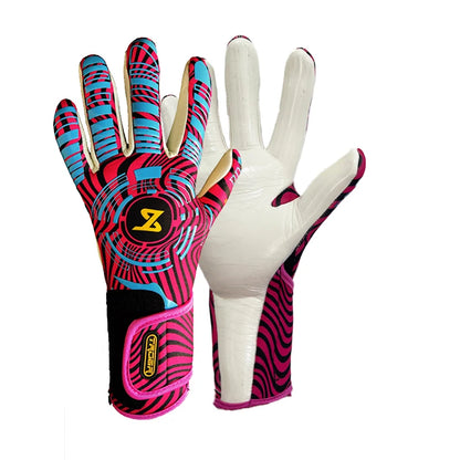 Tobert 2025 New Natural Latex Goalkeeper Gloves Semi-Closed Finger Training Competition Inner Stitching Adult And Children