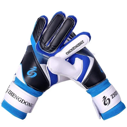 Professional football goalkeeper gloves for adults and children finger protection thickened latex football gloves football goal