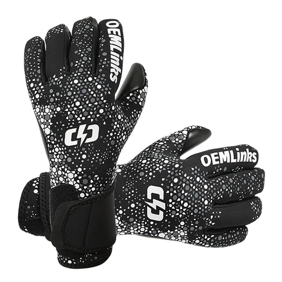 Loogdeel Professional Football Sports Goalkeeper Gloves Adult Children Goalkeeper Gloves Finger Protection Anti-slip Training