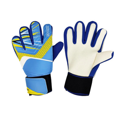 2025 New Football Goalkeeper Gloves Wrist Strap Latex Finger Guard Protection Kids Adult Soccer  Gloves