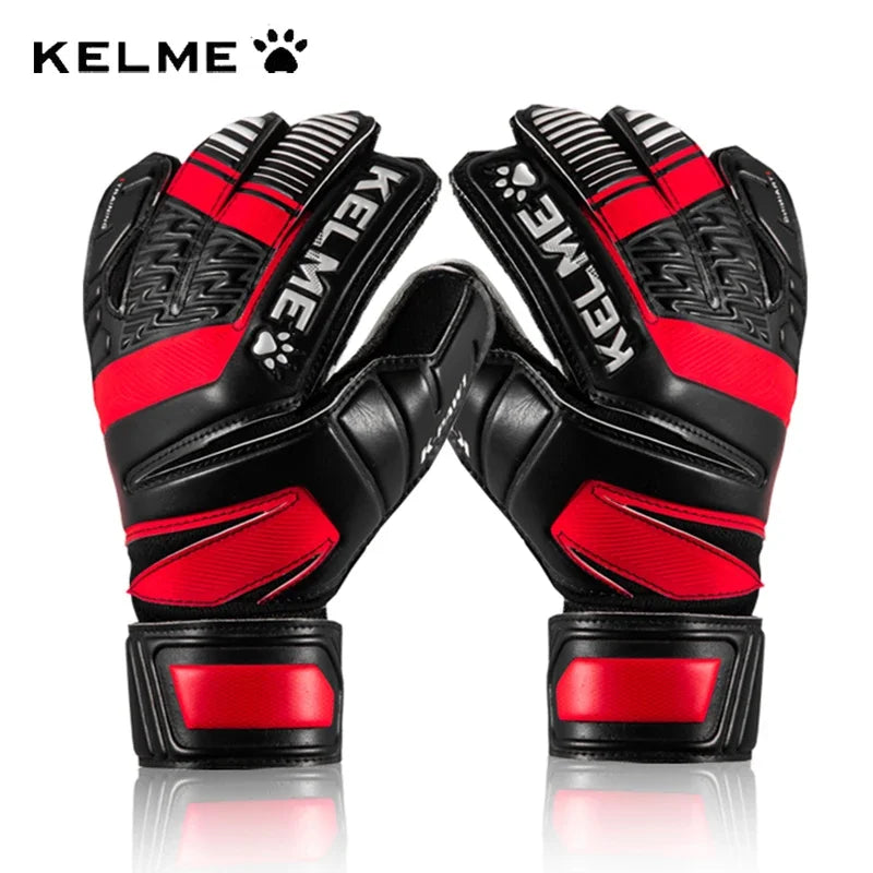 KELME Goalkeeper Gloves Man non-slip Removable fingers Futsal Football Training Gloves Professional Competition Soccer Equipment