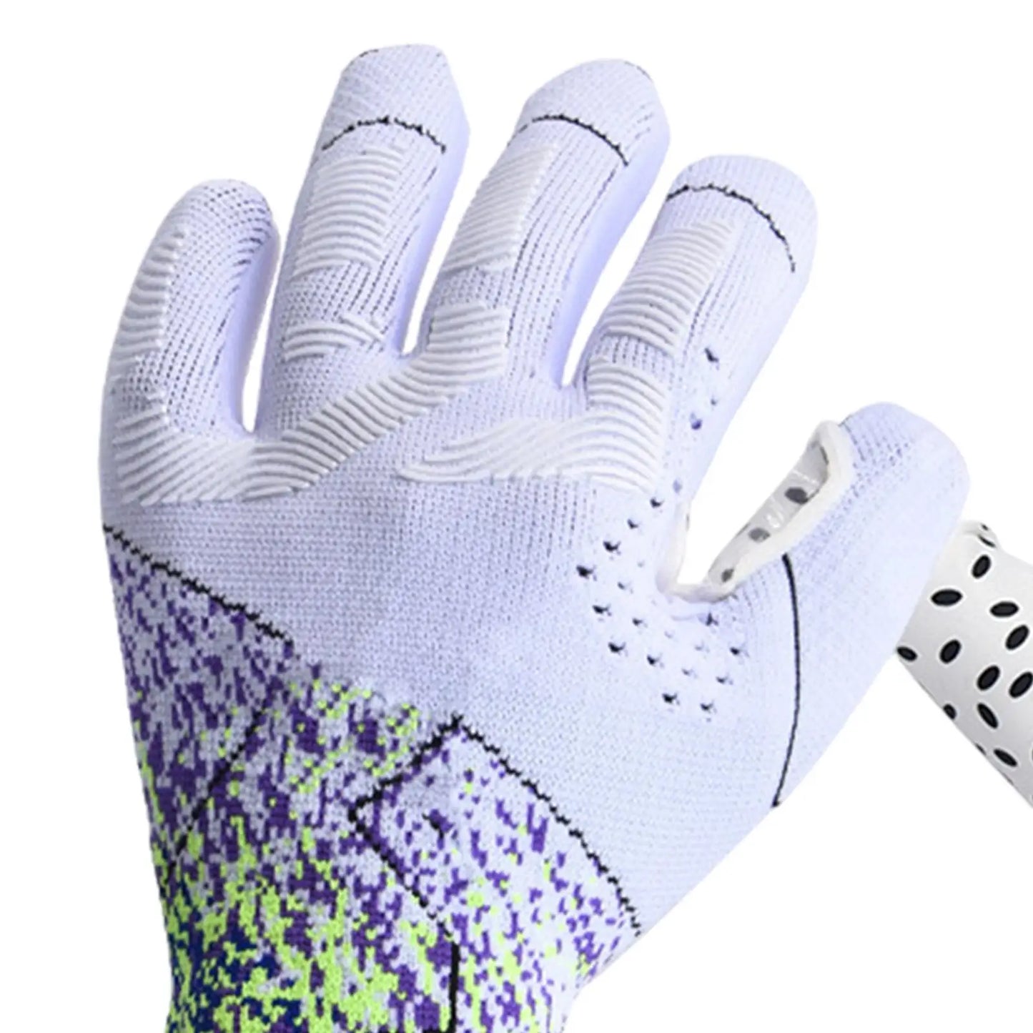 Adults Goalkeeper Gloves Football Gloves Professional Nonslip Polyester Anticollision Finger Protection Soccer Goalie Gloves