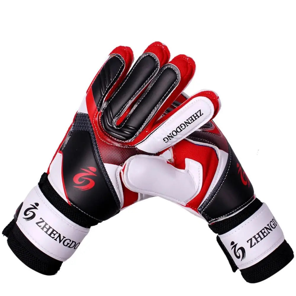Wear-resistant Football Gloves Anti-slip Thick Latex Goalkeeper Training Gloves Excellent Colorful Goalkeeper Gloves /Adult