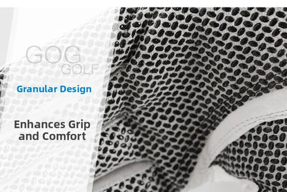 GOG Genuine Leather Golf Gloves Men's Single Hand Soft Breathable Anti-slip Wear-resistant Comfortable Sheepskin Golf Gloves