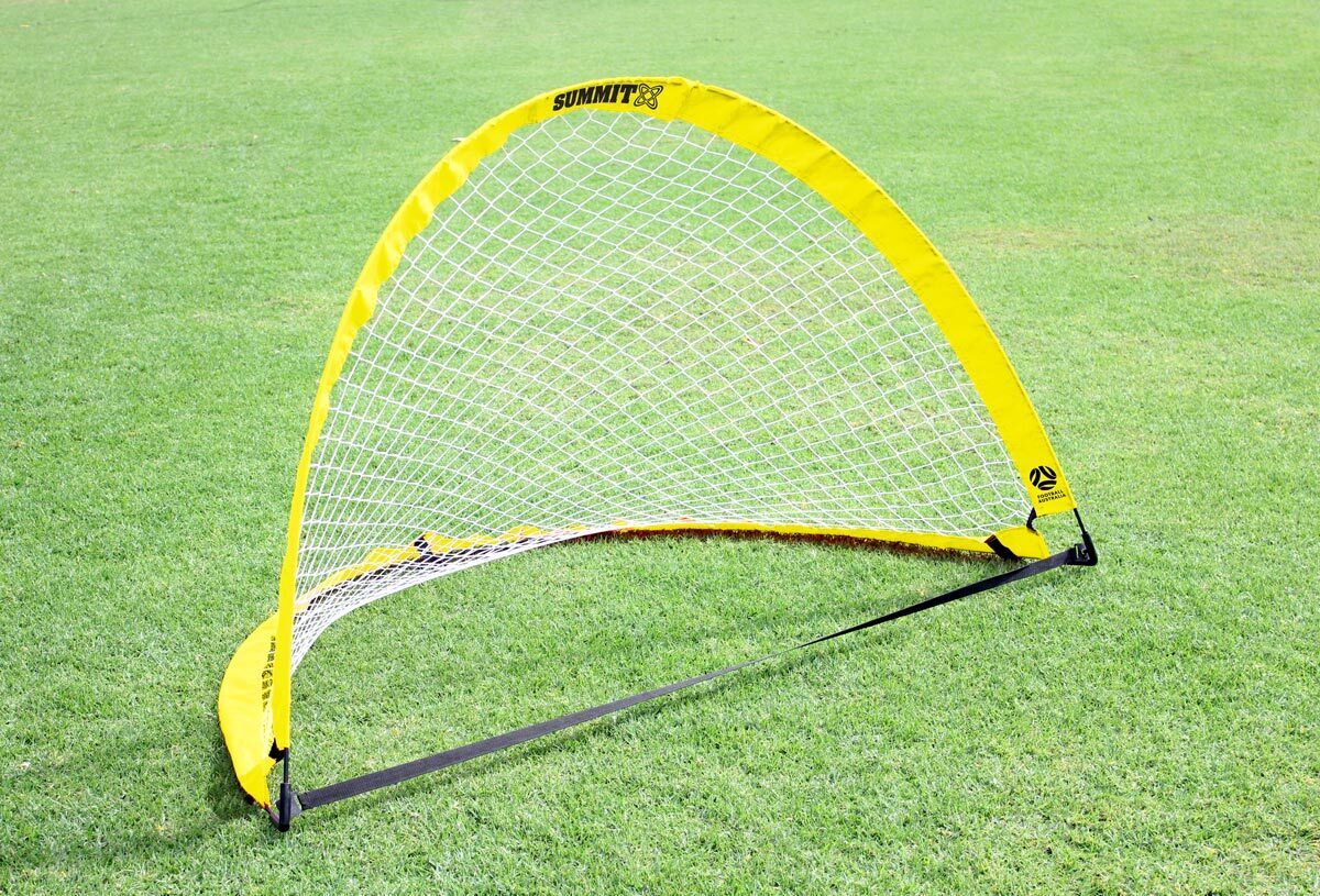 NNEDSZ Summit Pop Up Teardrop Advance FFA Half Dome Training Football Soccer Goal 2mx1m-2