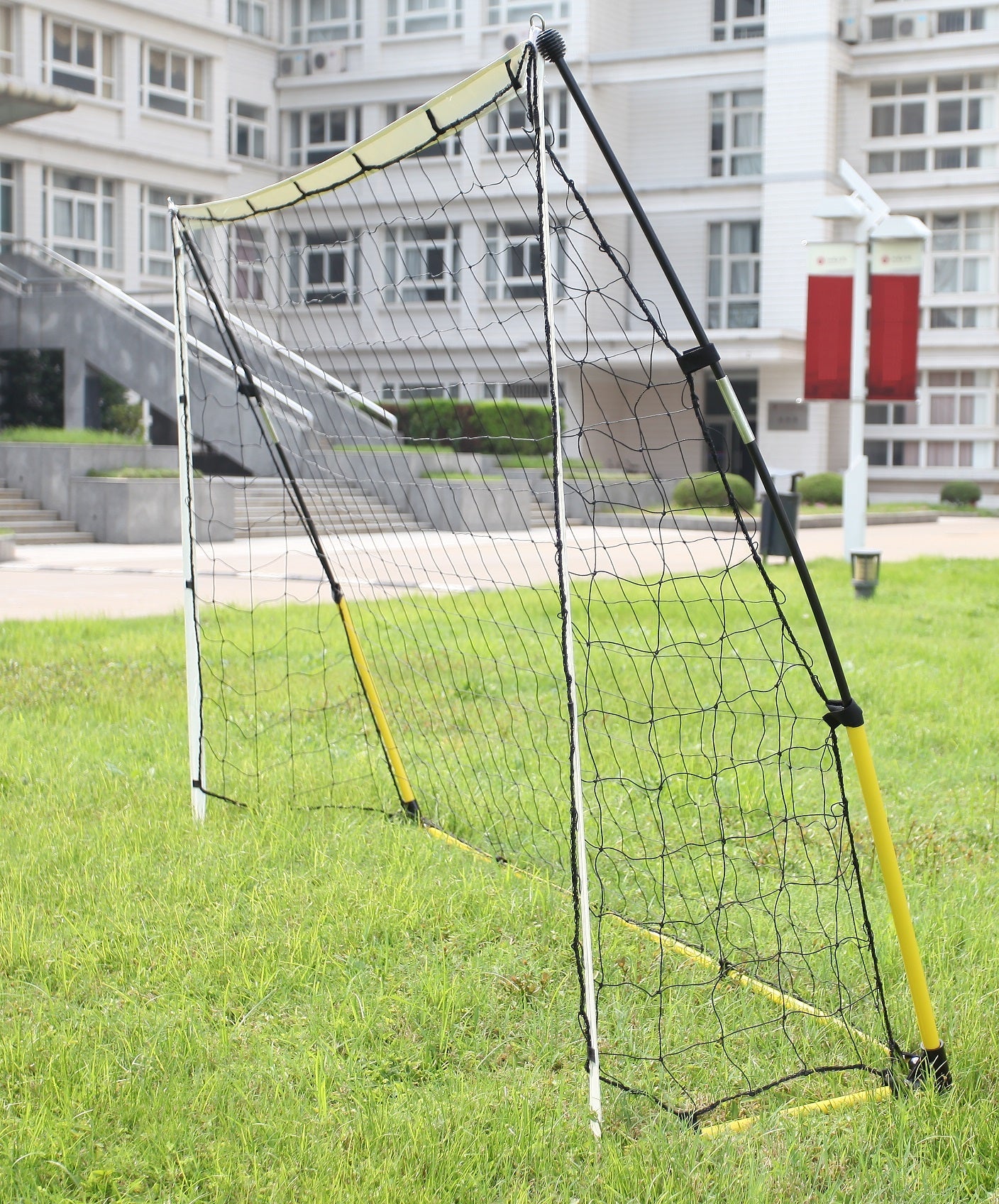NNEDSZ 8' x 5' Soccer Football Goal Foot Portable Net Quick Set Up-4