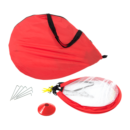NNEDSZ Portable Kids Soccer Goals Set – 2 Pop Up Soccer Goals, Cones, Goal Carry Bag-3