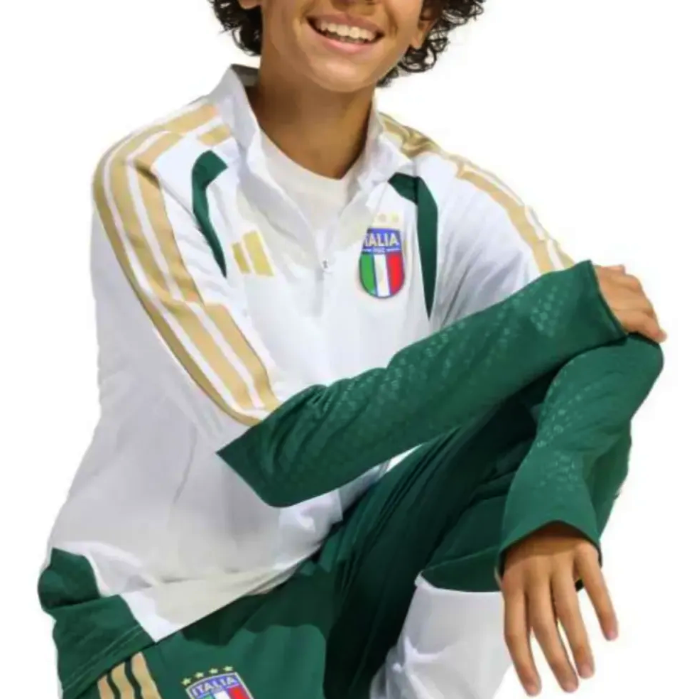 Kids - Italy training technical soccer sweat top 2026/27 - Adidas-3