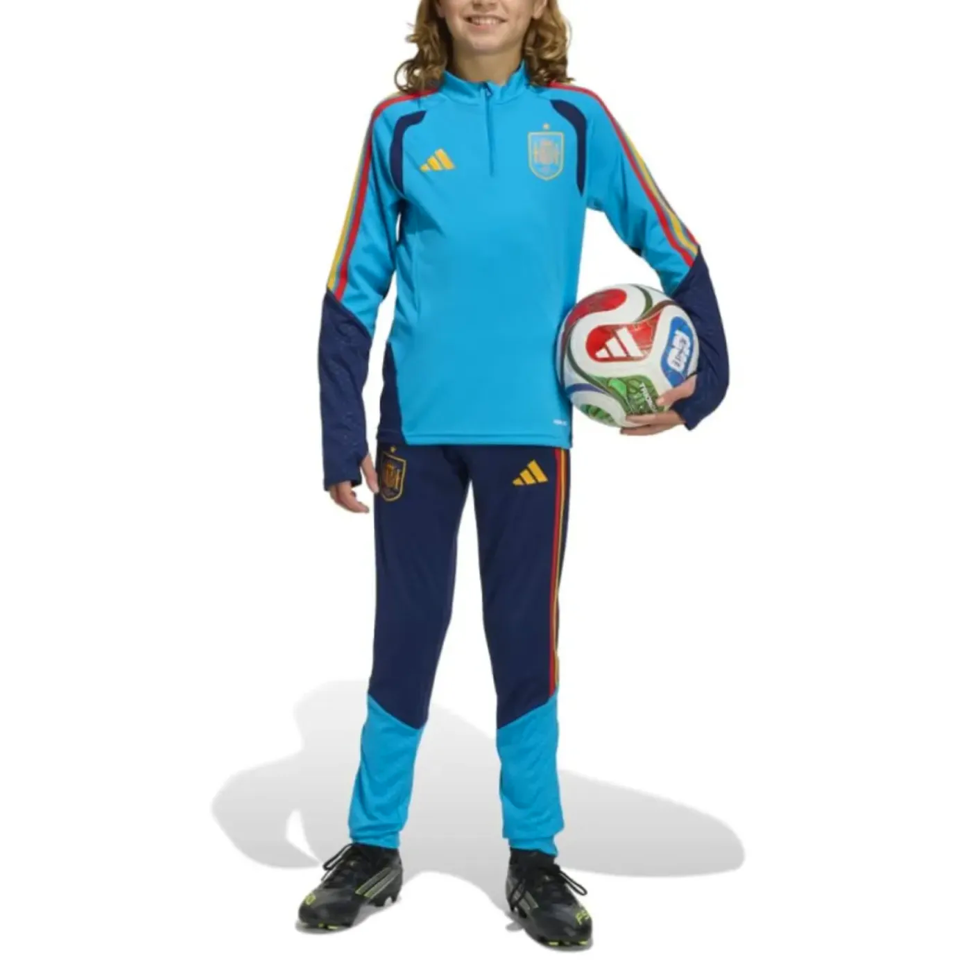 Kids - Spain training technical soccer tracksuit 2026/27 - Adidas-2