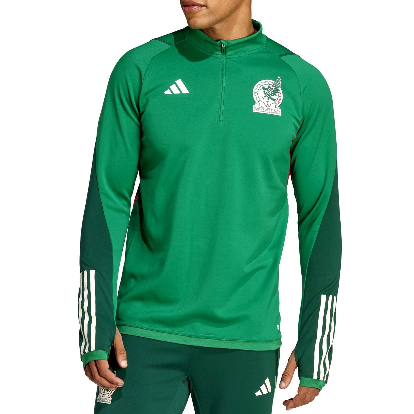 Mexico Soccer training technical tracksuit 2022/23 - Adidas-3