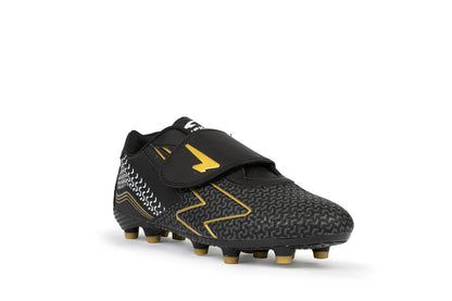 Catalyst Junior Football Boots - Black/Gold V Strap-1