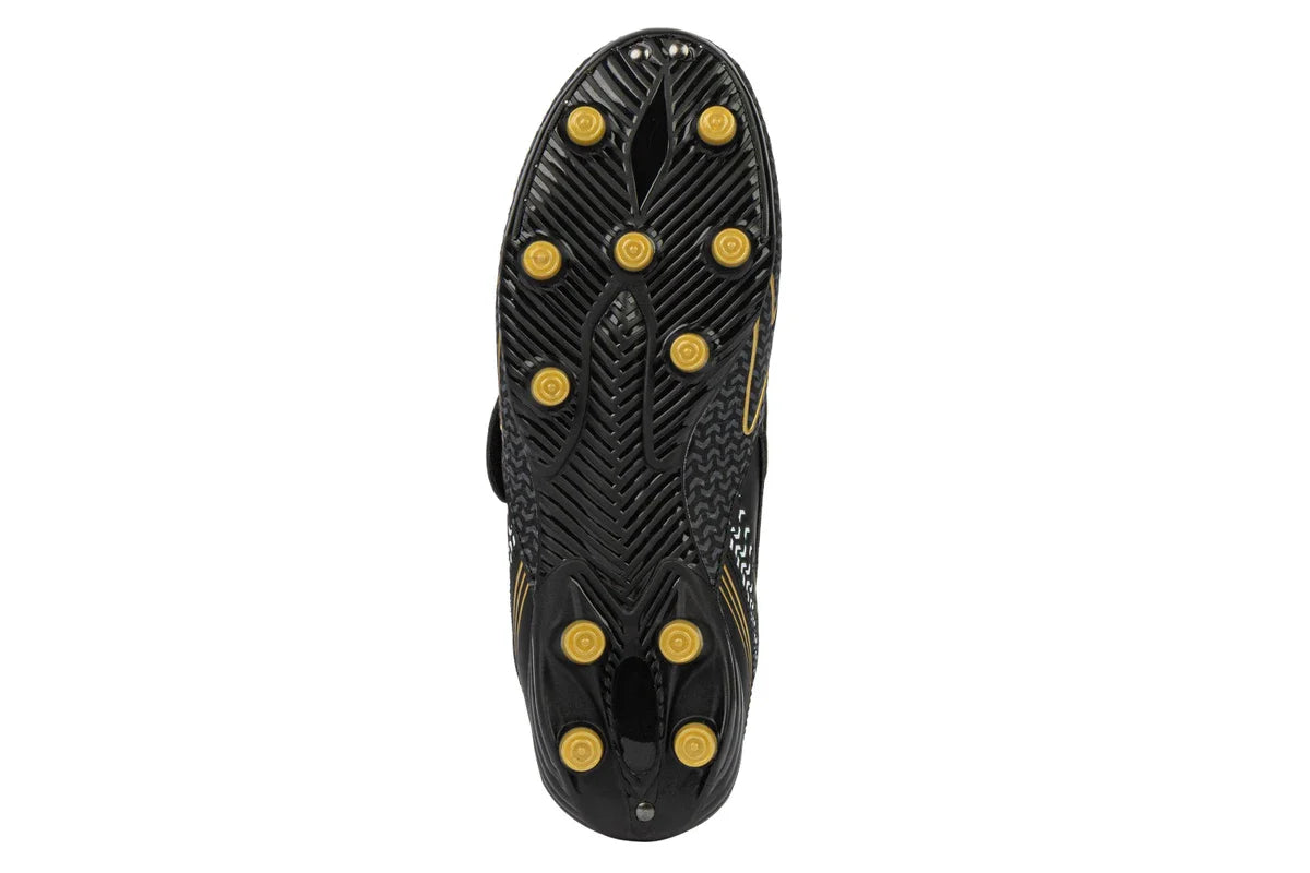 Catalyst Junior Football Boots - Black/Gold V Strap-3