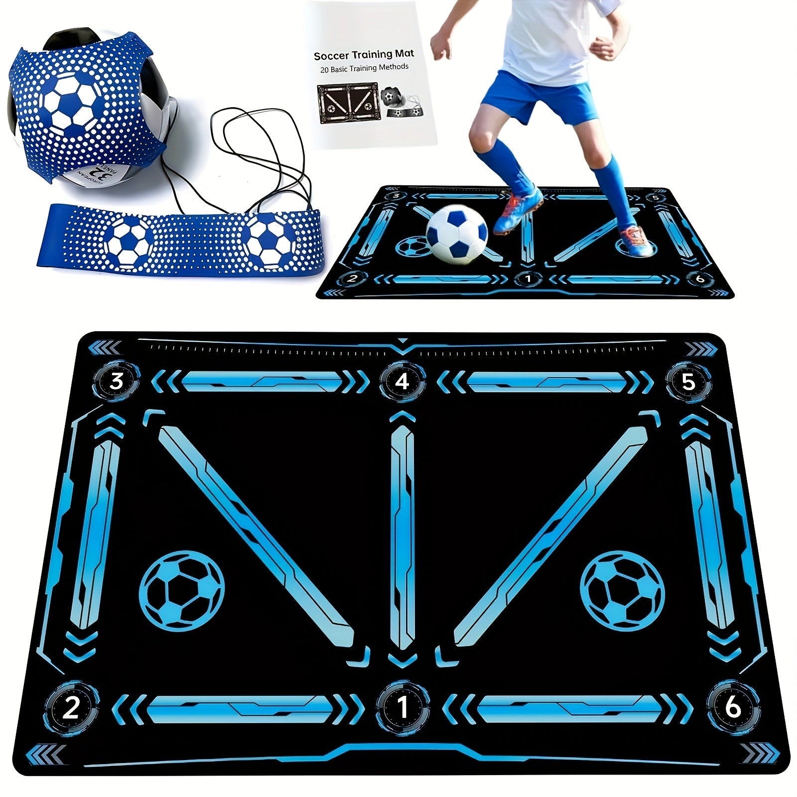 NNETM Soccer Training Mat Footwork Agility-1