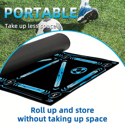 NNETM Soccer Training Mat Footwork Agility-2