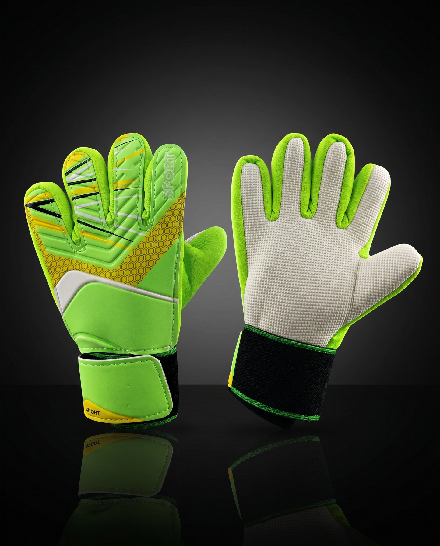 Goalkeeper Gloves with Finger Guard Protection
