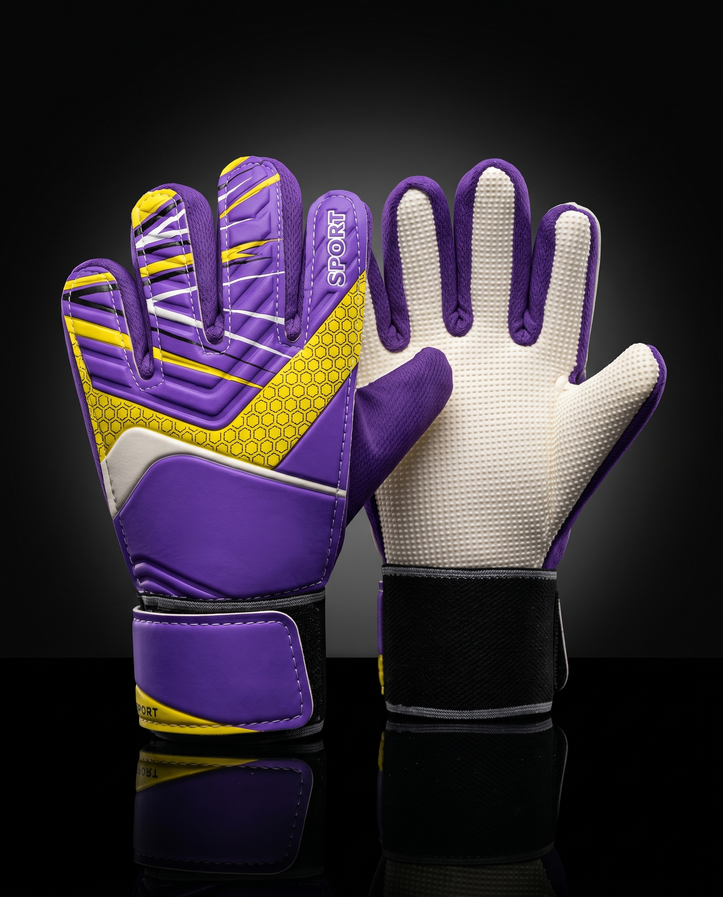 Goalkeeper Gloves with Finger Guard Protection