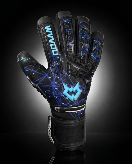 UNDERTHEBAR Guardian Elite — Goalkeeper Gloves — Black — Size 7