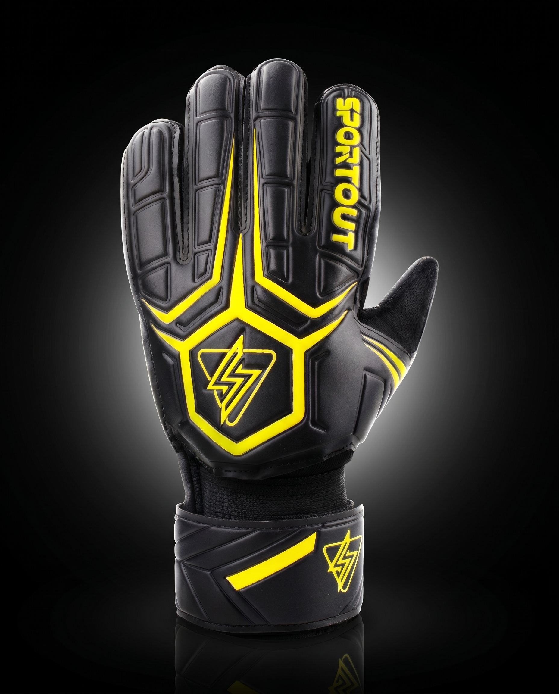 UNDERTHEBAR Junior Guardian Pro — Goalkeeper Gloves — red — Size 10
