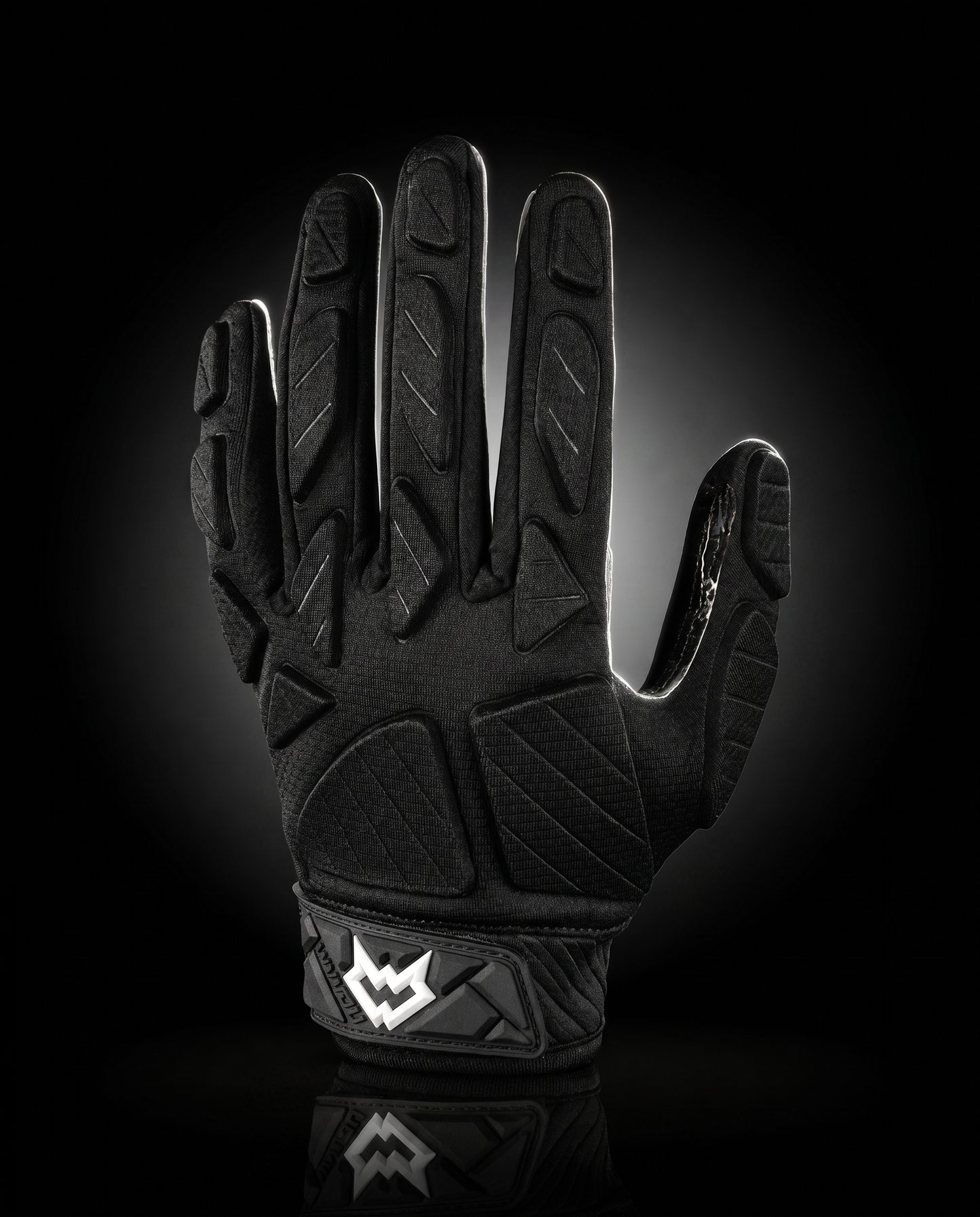 UNDERTHEBAR Gridiron Grip Pro — American Football Gloves — Black — Size L