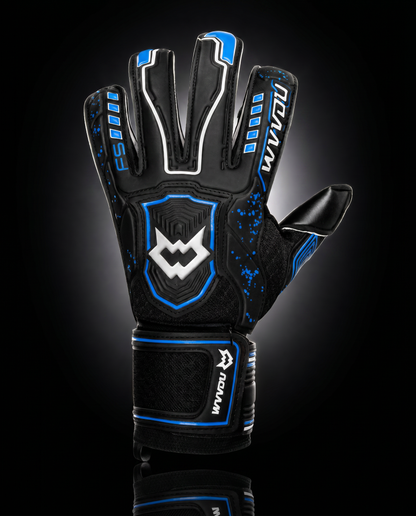UNDERTHEBAR Apex Fingersave — Goalkeeper Gloves — Blue — Size 8