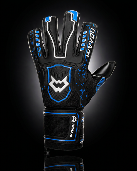 UNDERTHEBAR Apex Fingersave — Goalkeeper Gloves — Blue — Size 8