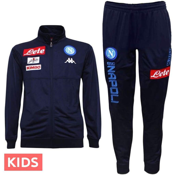 SSC Napoli training bench Football Tracksuit - 2017/2018 in Serie A league