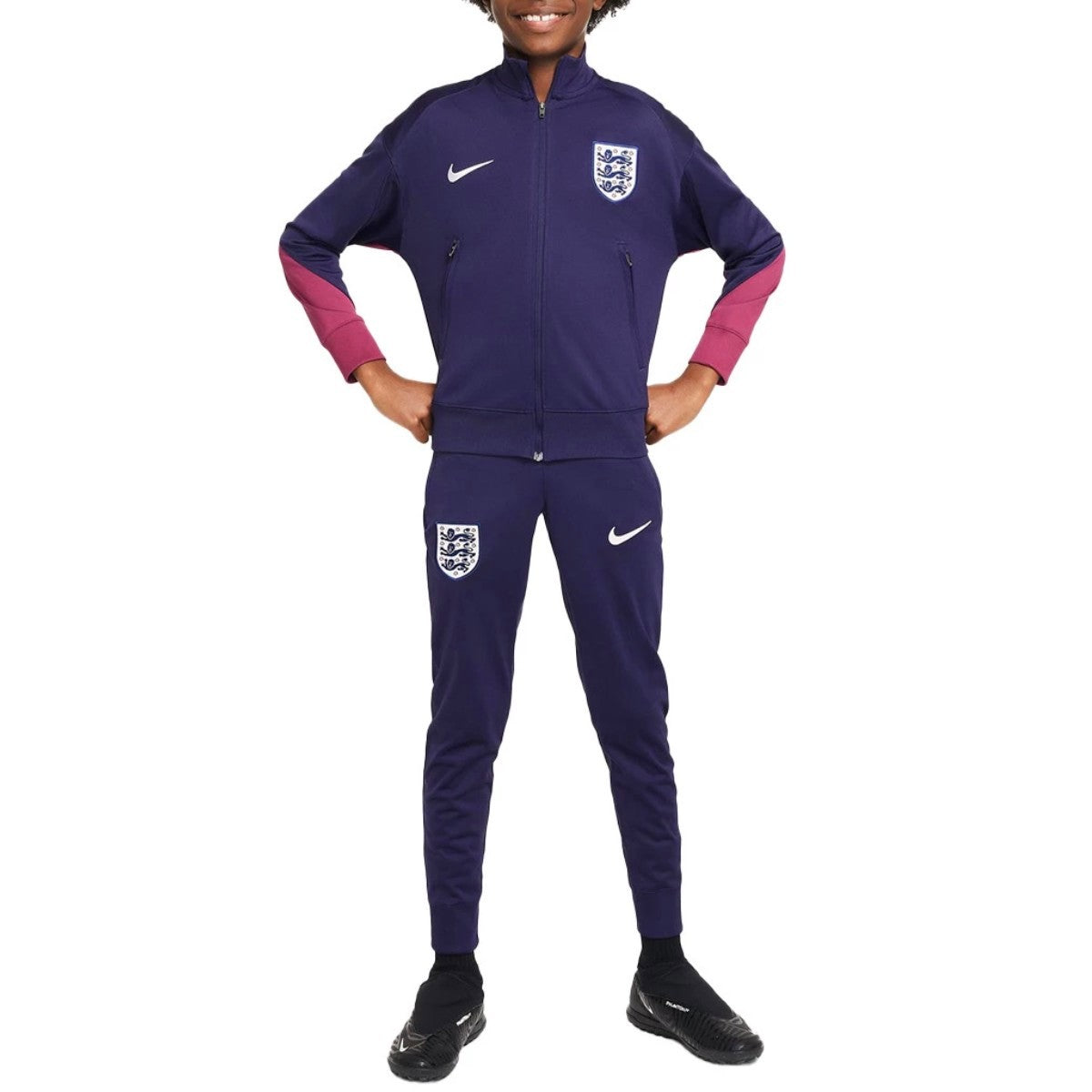 Kids - England training presentation soccer tracksuit 2024/25 - Nike-3