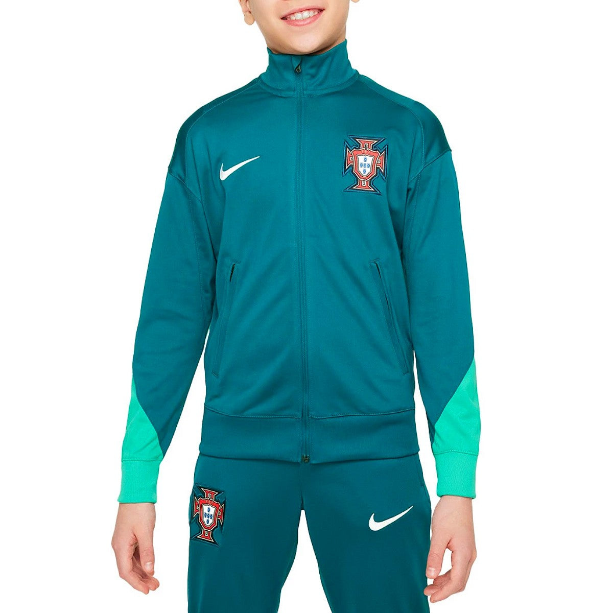 Kids - Portugal training presentation soccer tracksuit 2024/25 - Nike-0