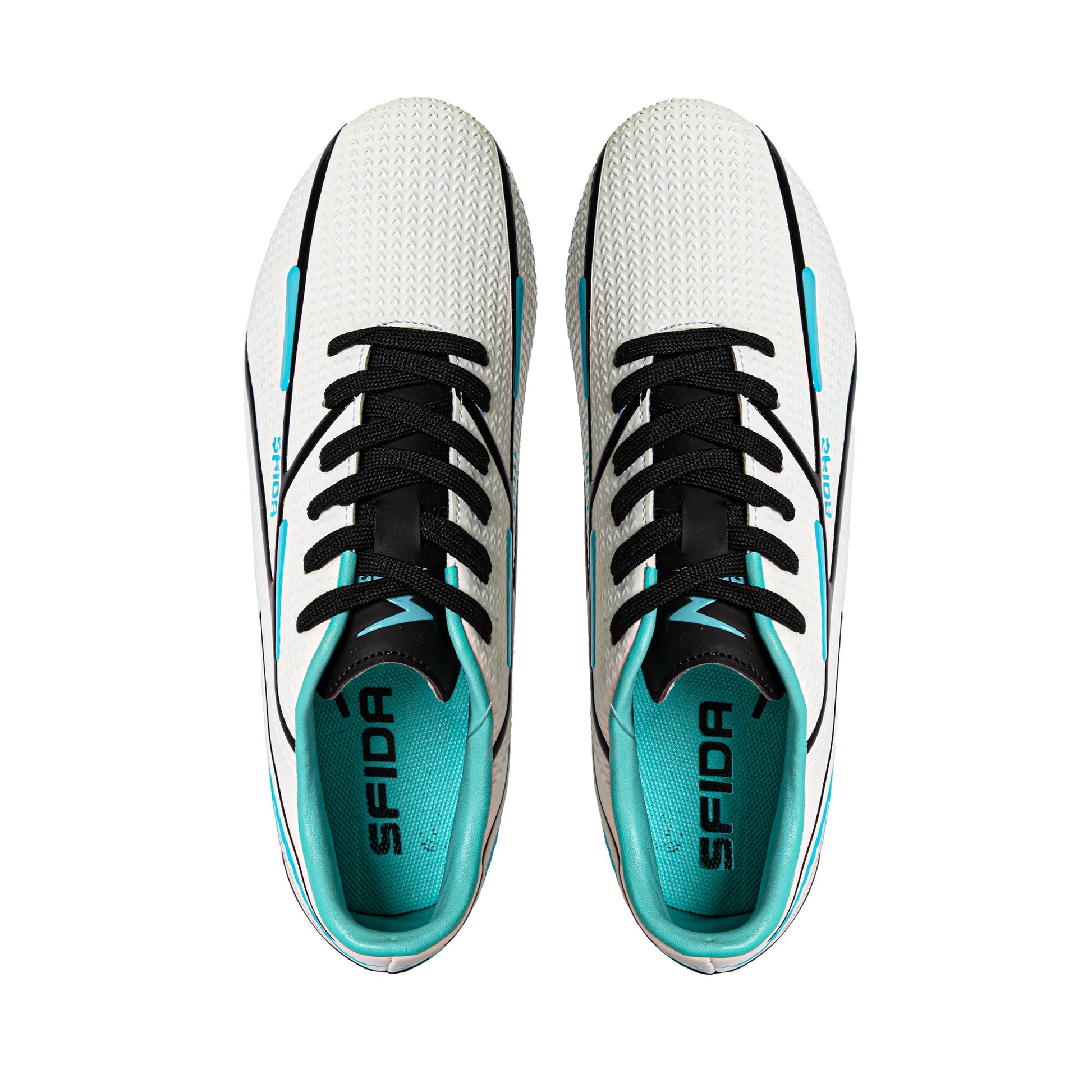 Strike Adult's Football Boots - White/Blue-4