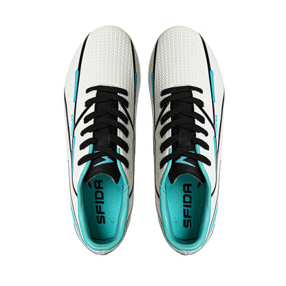 Strike Adult's Football Boots - White/Blue-4