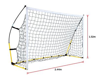 NNEDSZ 8' x 5' Soccer Football Goal Foot Portable Net Quick Set Up-1